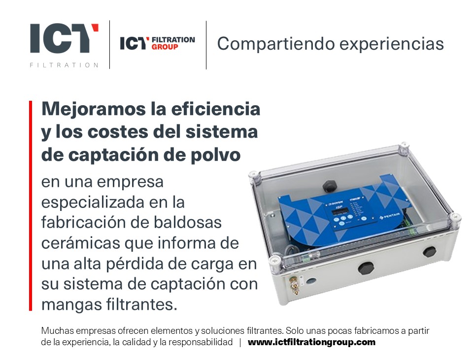 Sistema de captación de polvo Mecair Goyen ICT Filtration